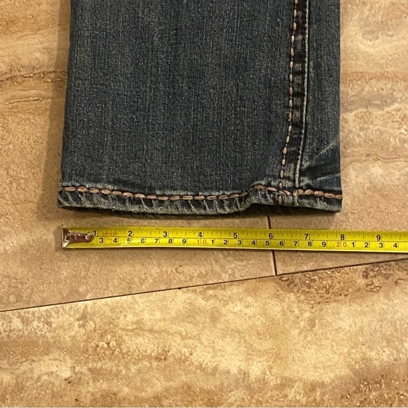 Petrol Jeans Roxie Size 6 Low Rise Distressed Western Embroidered Pockets - Picture 4 of 14